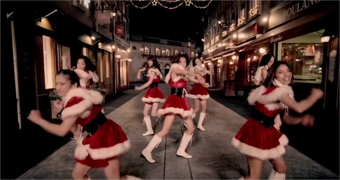 サンタ衣装の E Girls が歌無しでダンス 実力の高さがわかる動画 ダンス動画まとめ ダンスストリーム Dance Stream